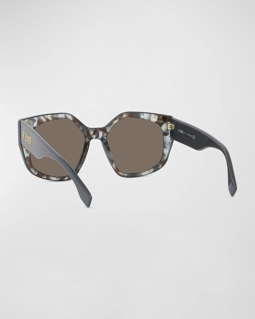 商品Fendi|Geometric Acetate Butterfly Sunglasses,价格¥1873,第2张图片详细描述
