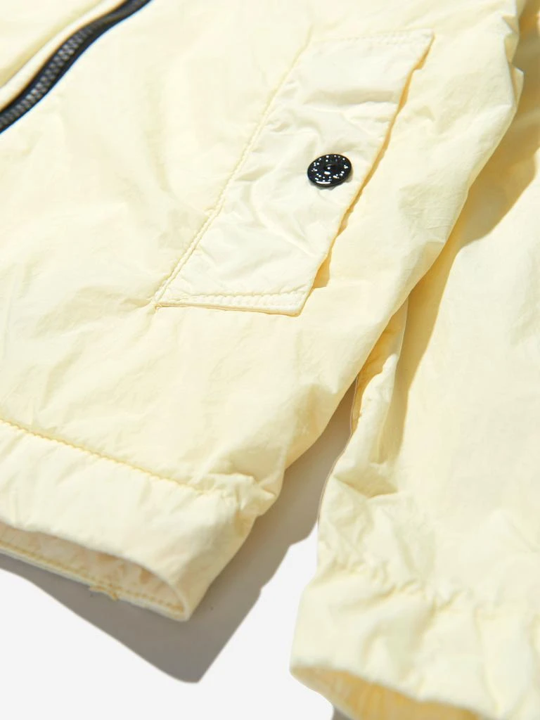 商品Stone Island|Stone Island Blue, Cream, Black, Green Boys Showerproof Hooded Zip Up Jacket,价格¥2788,第3张图片详细描述