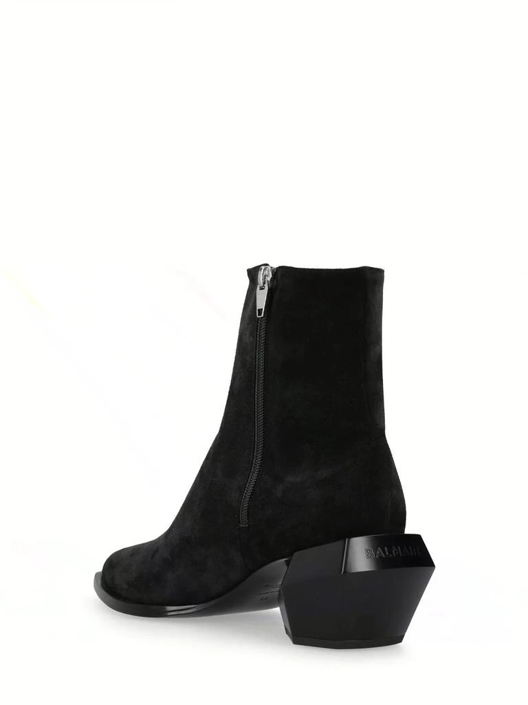 商品Balmain|Billy Suede Ankle Boots,价格¥11978,第3张图片详细描述