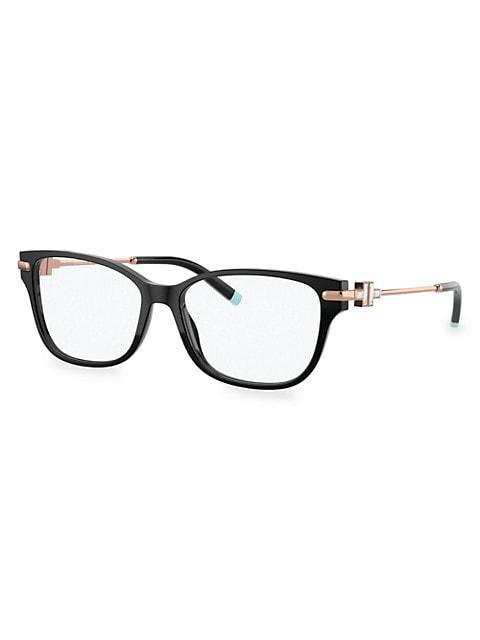 商品Tiffany & Co.|55MM Rectangular Eyeglasses,价格¥2590,第4张图片详细描述