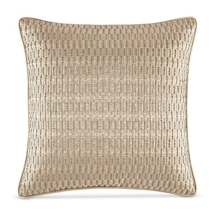 商品Hudson|Linear Sandstone Beaded Decorative Pillow, 16" x 16" - Exclusive,价格¥398,第2张图片详细描述