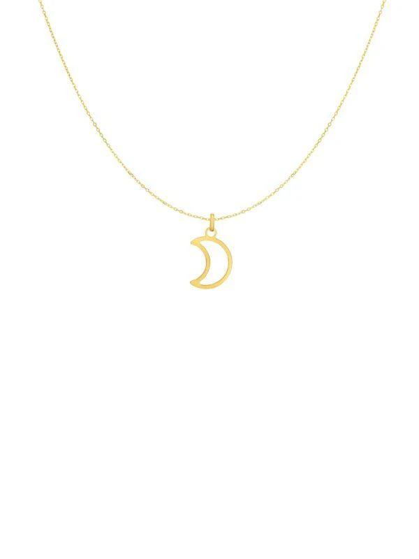 商品Saks Fifth Avenue|14K Yellow Gold Half Moon Pendant Necklace,价格¥1041,第1张图片