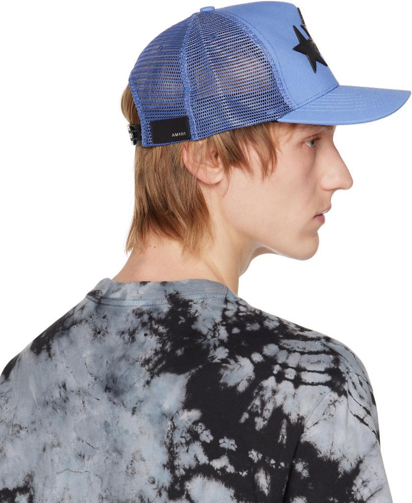 商品AMIRI|Blue Embroidered Cap,价格¥2710,第5张图片详细描述
