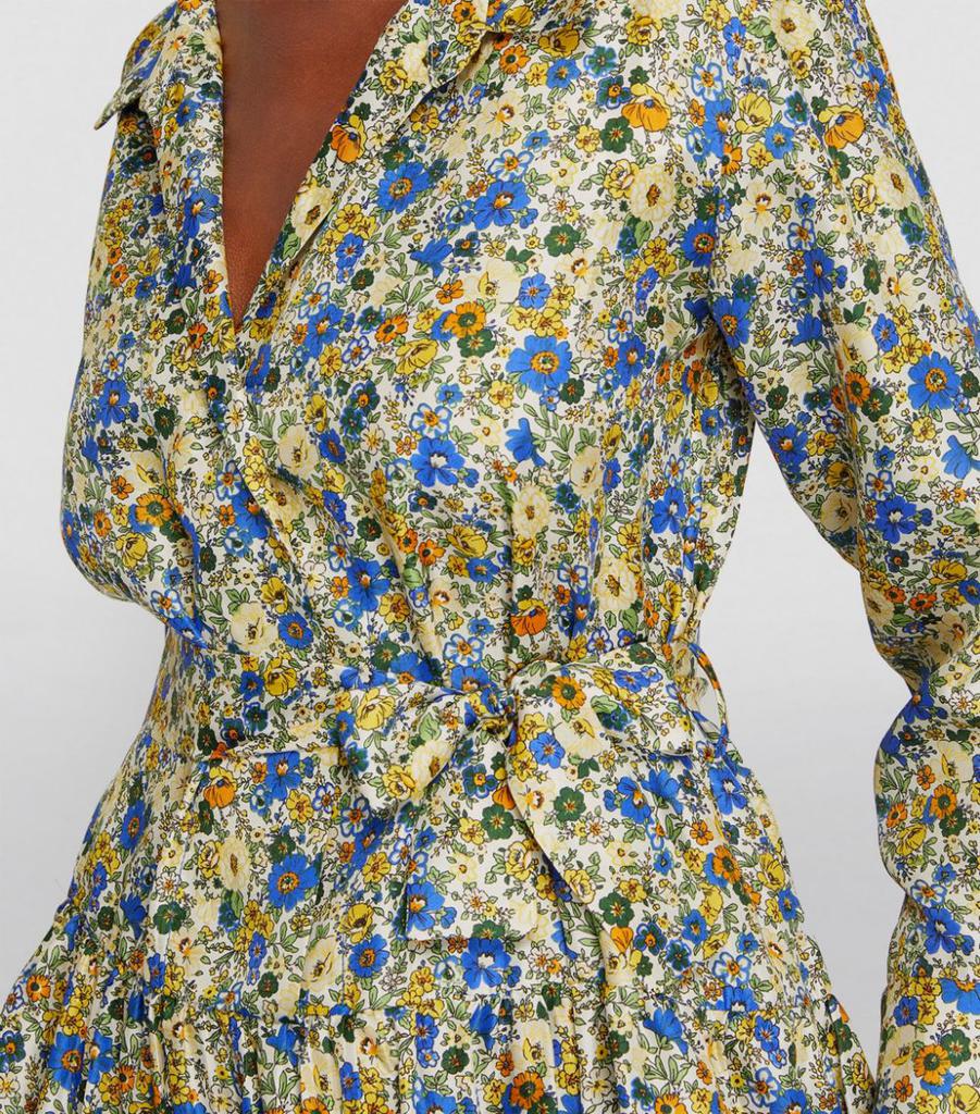Silk Floral Dress商品第6张图片规格展示