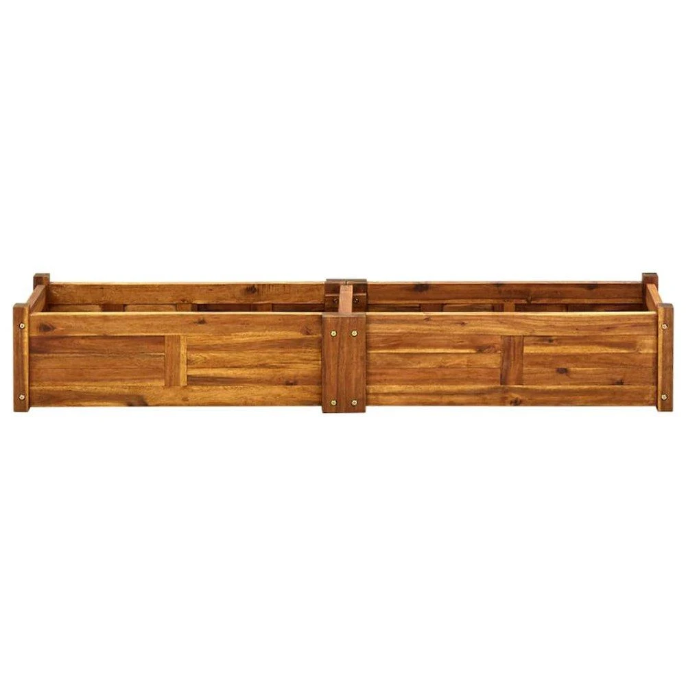 商品VidaXL|Garden Raised Bed Acacia Wood 59"x11.8"x9.8", 42567,价格¥2624,第2张图片详细描述