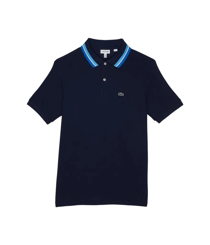 商品Lacoste|Short Sleeve Cotton Polo Shirt (Infant/Toddler/Little Kids/Big Kids),价格¥449,第1张图片