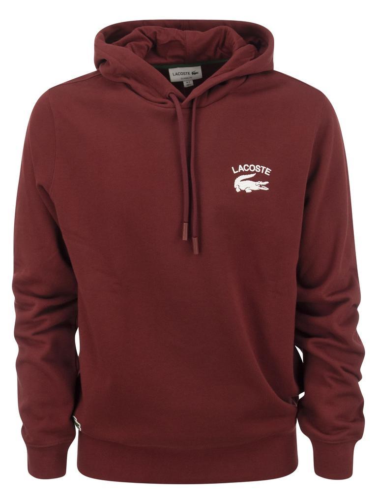 商品Lacoste|Lacoste Solid-coloured Hoodie Classic Fit,价格¥1053,第1张图片