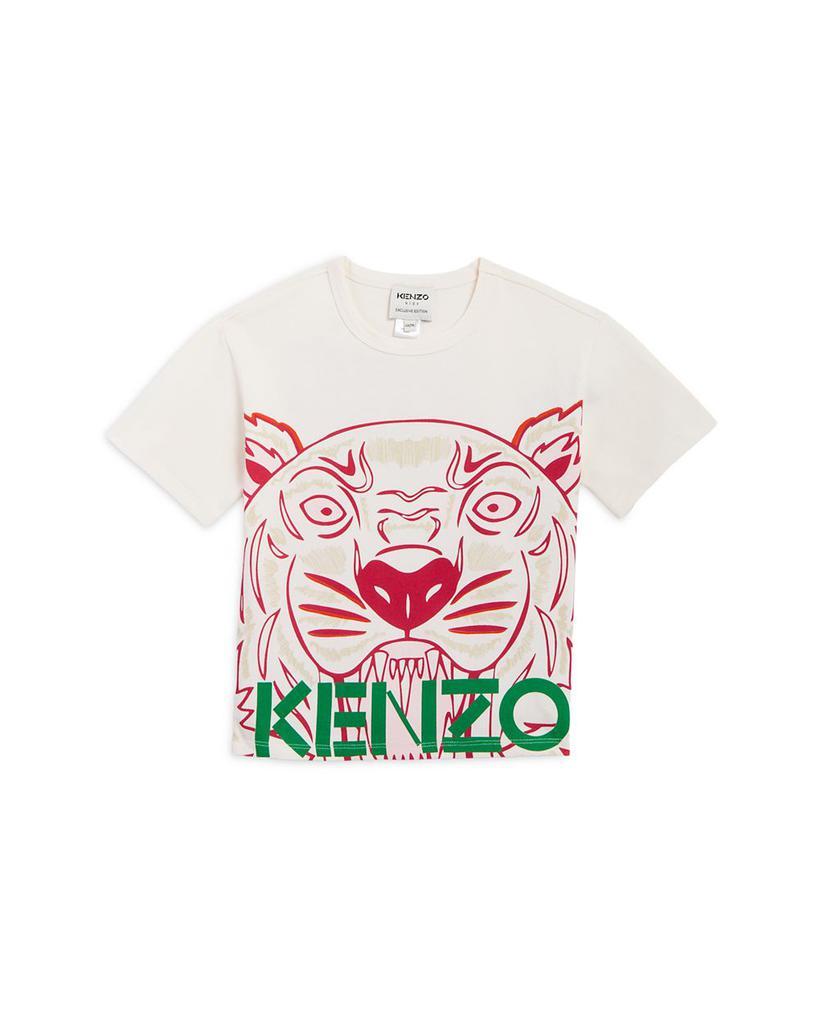 商品Kenzo|Girls' Maxi Tiger Tee - Big Kid,价格¥510,第1张图片
