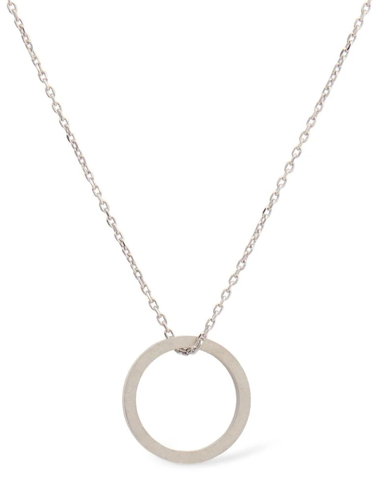 商品MAISON MARGIELA|Logo Engraved Ring Charm Necklace,价格¥3872,第1张图片