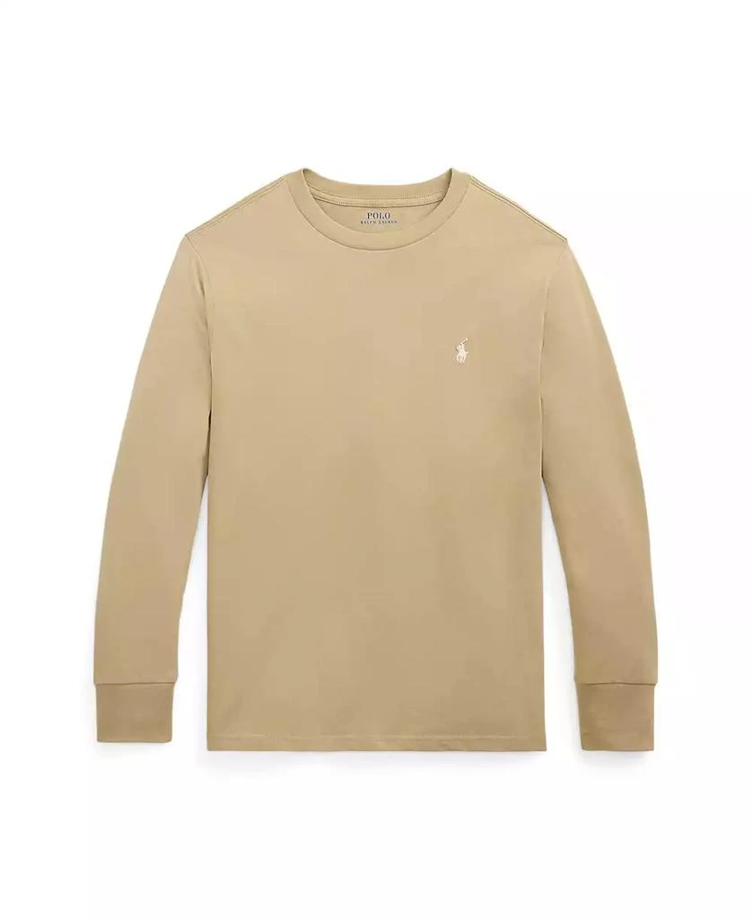 商品Ralph Lauren|Big Boys Cotton Jersey Long-Sleeve T-shirts,价格¥67,第1张图片