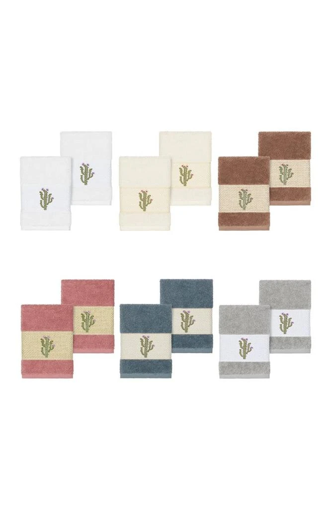商品Linum Home Textiles|Tea Rose Mila Embellished Washcloth - Set of 2,价格¥246,第2张图片详细描述