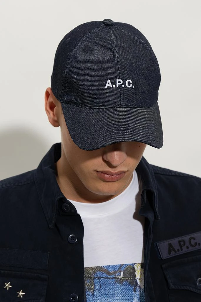 商品A.P.C.|‘Charlie’ denim baseball cap,价格¥910,第3张图片详细描述