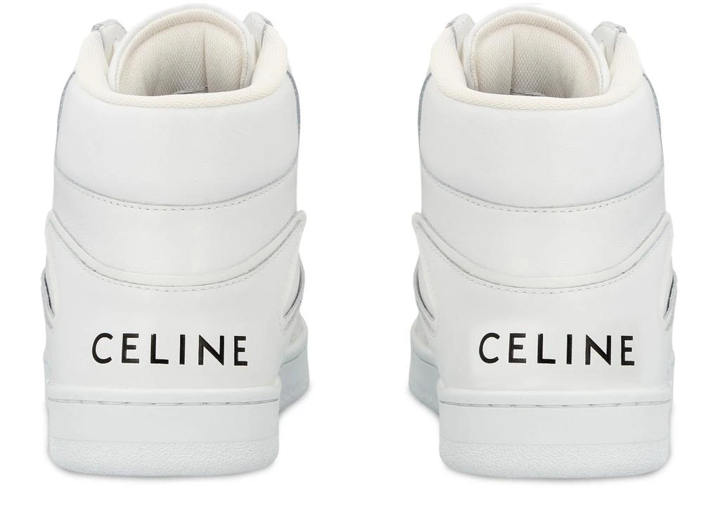 商品Celine|“Z”Trainer Ct-01 牛皮革高帮运动鞋荧光白,价格¥7050,第3张图片详细描述