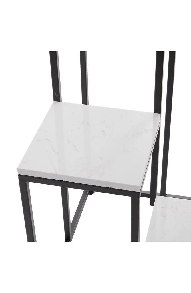 商品GINGER BIRCH STUDIO|White Marble 4-Tier Plant Stand,价格¥1328,第3张图片详细描述