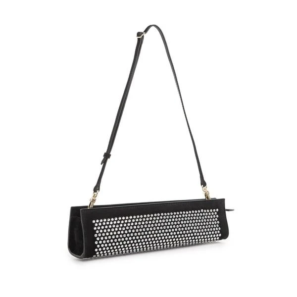 商品Manu Atelier|Leather and crystal baguette bag,价格¥697,第1张图片