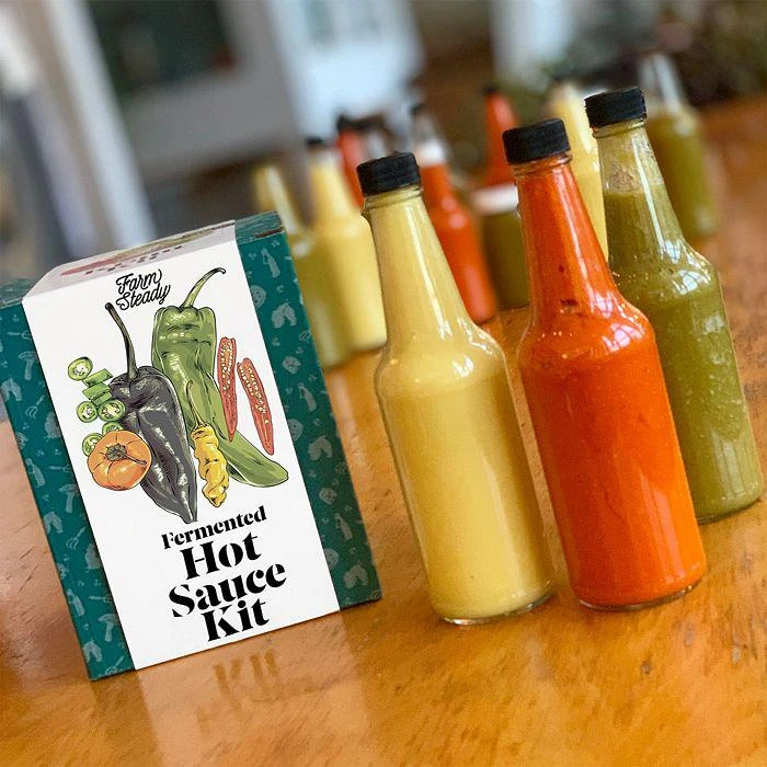 商品FarmSteady|Brookly Brew Shop Hot Sauce Making Kit,价格¥294,第3张图片详细描述
