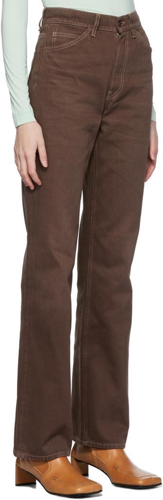 商品Acne Studios|Brown 1977 Bootcut Fit Jeans,价格¥2704,第4张图片详细描述