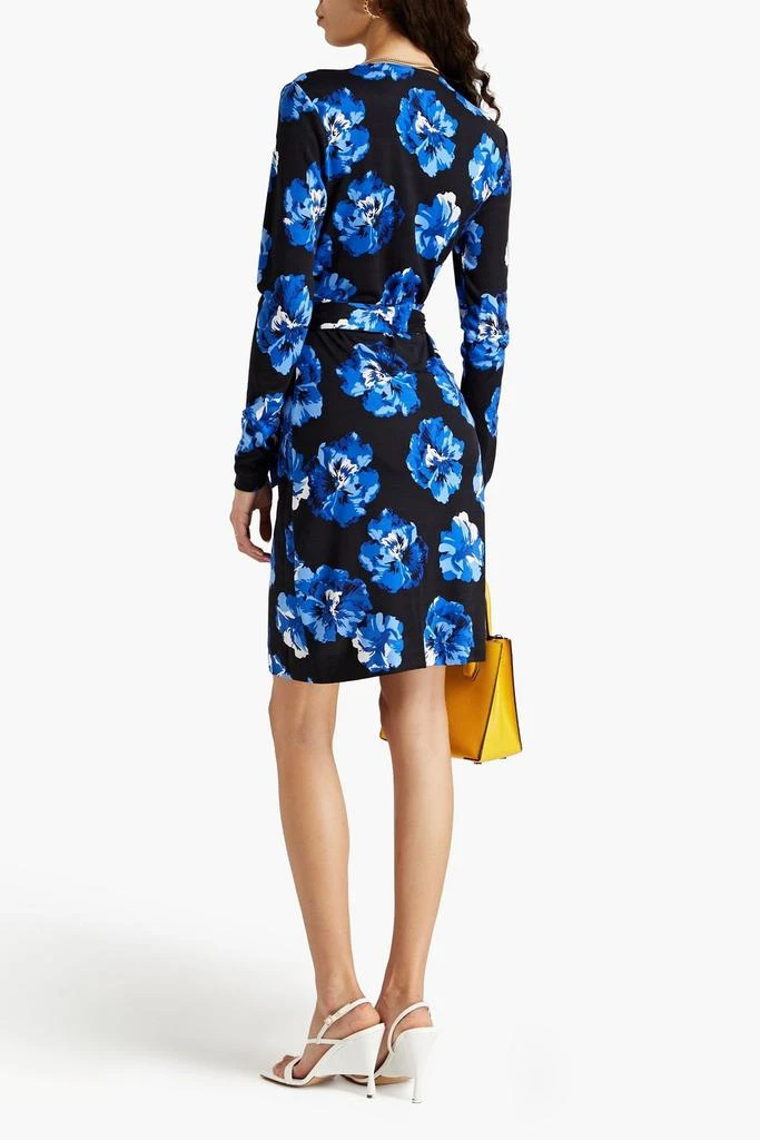 商品Diane von Furstenberg|Julian floral-print silk-jersey mini wrap dress,价格¥2166,第3张图片详细描述