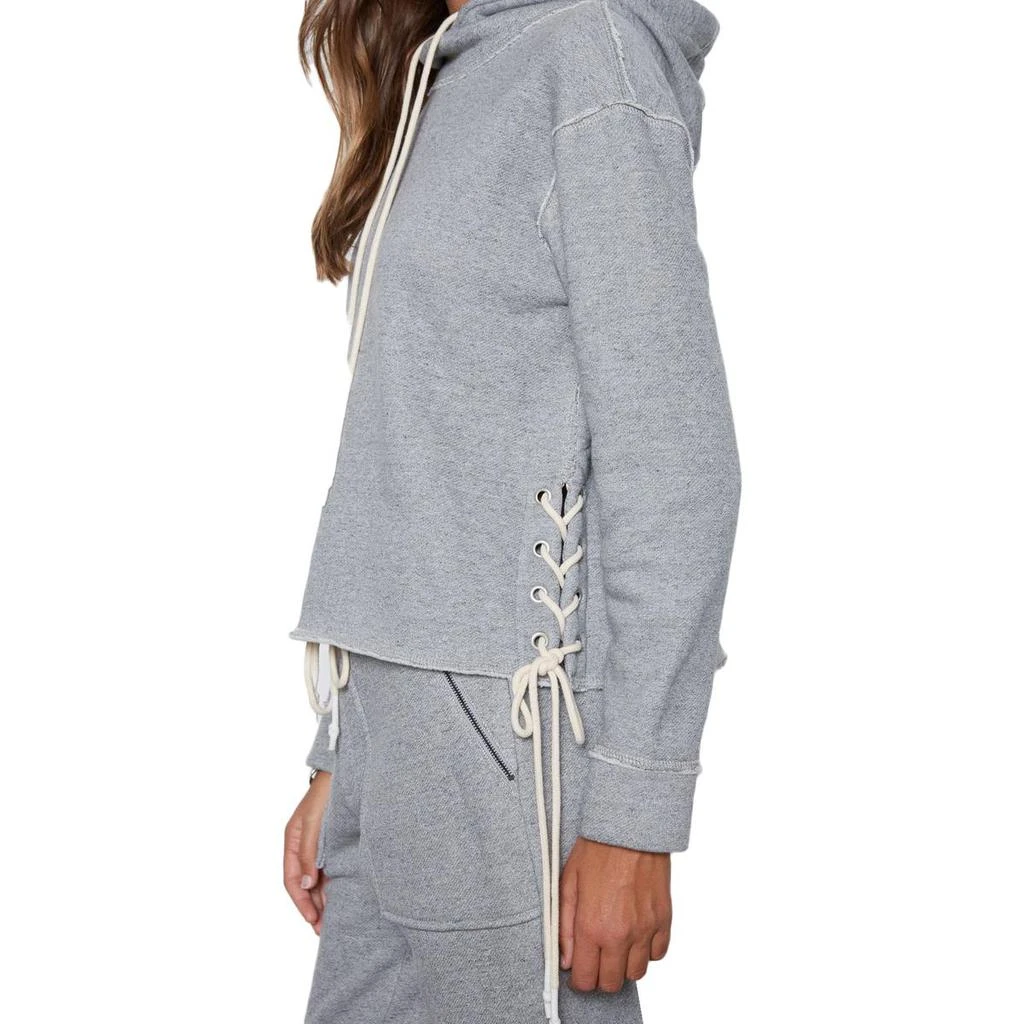 商品Tart|Tart Kala Women's French Terry Lace-Up Funnel Neck Hoodie,价格¥97,第4张图片详细描述