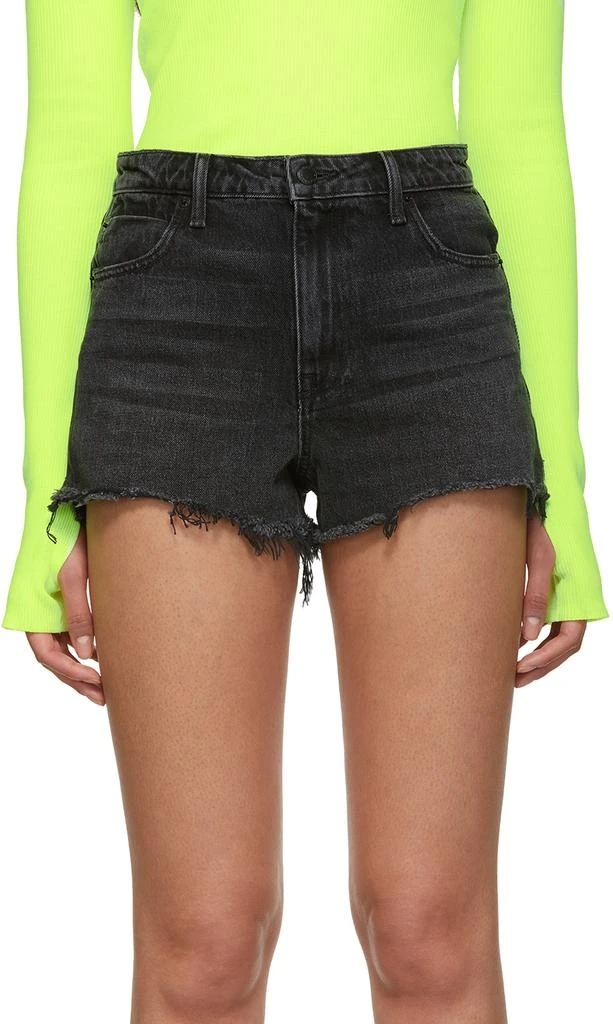 商品Alexander Wang|Grey Denim Bite Shorts,价格¥1102,第4张图片详细描述