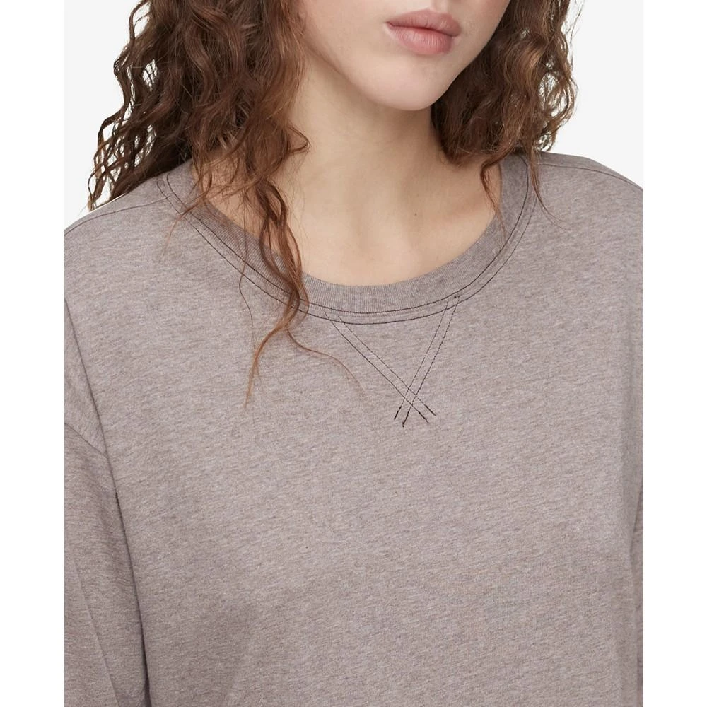 商品Calvin Klein|Women's Form Body To Long Sleeve Lounge Sweatshirt,价格¥81,第3张图片详细描述