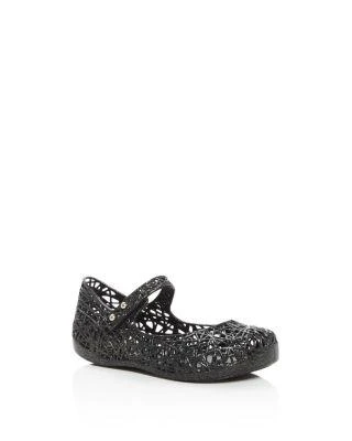 商品Mini Melissa|女孩(幼儿)Girls' Campana Zig Zag Mary Jane Flats - Walker, Toddler,价格¥408,第1张图片