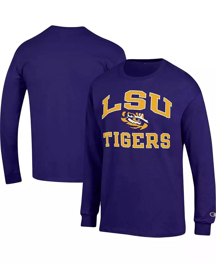 商品CHAMPION|Men's Purple LSU Tigers High Motor Long Sleeve T-shirt,价格¥240,第1张图片