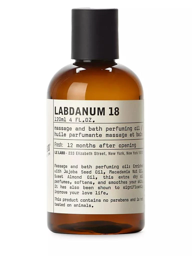 商品Le Labo|Labdanum 18 Body Oil,价格¥592,第1张图片