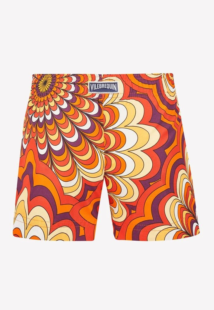 商品Vilebrequin|Girls 1975 Rosaces Printed Nylon Swim Shorts,价格¥982,第2张图片详细描述