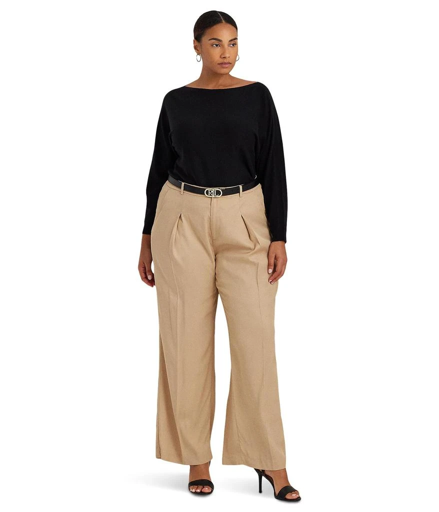 商品Ralph Lauren|Plus-Size Cotton-Blend Dolman-Sleeve Sweater,价格¥1002,第4张图片详细描述