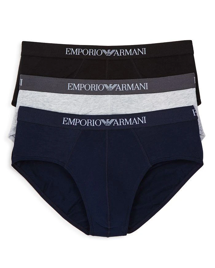 商品Emporio Armani|纯棉三角内裤 - 三件装,价格¥365,第1张图片