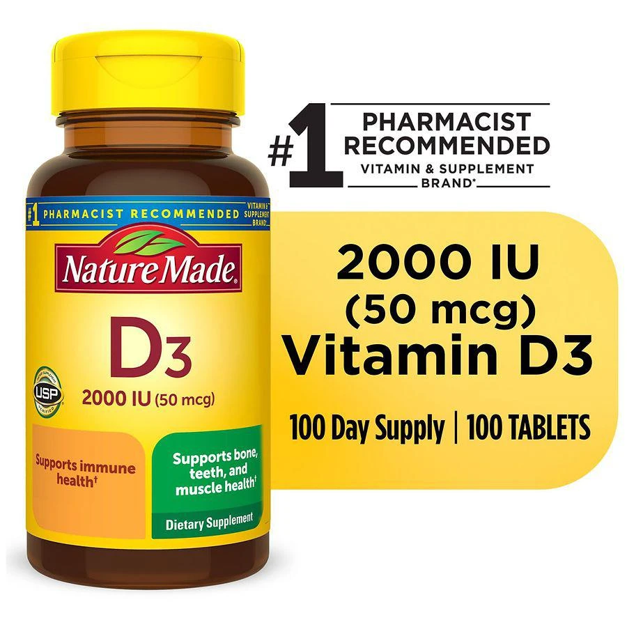 Vitamin D3 2000 IU (50 mcg) Tablets 商品