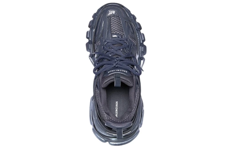 商品[国内直发] Balenciaga|巴黎世家 Track 1.0 圆头系带 耐磨 低帮 运动休闲鞋 男款 蓝色,价格¥6721,第5张图片详细描述