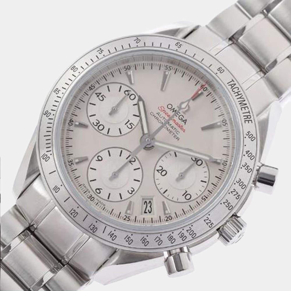 Omega Silver Stainless Steel Speedmaster 323.10.40.40.02.001 Automatic Men's Wristwatch 40 mm商品第2张图片规格展示