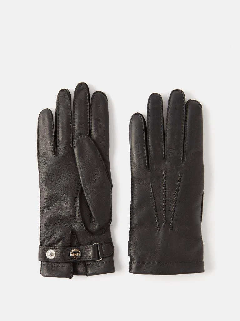 商品Dents|Rushton cashmere-lined leather gloves,价格¥1125,第1张图片