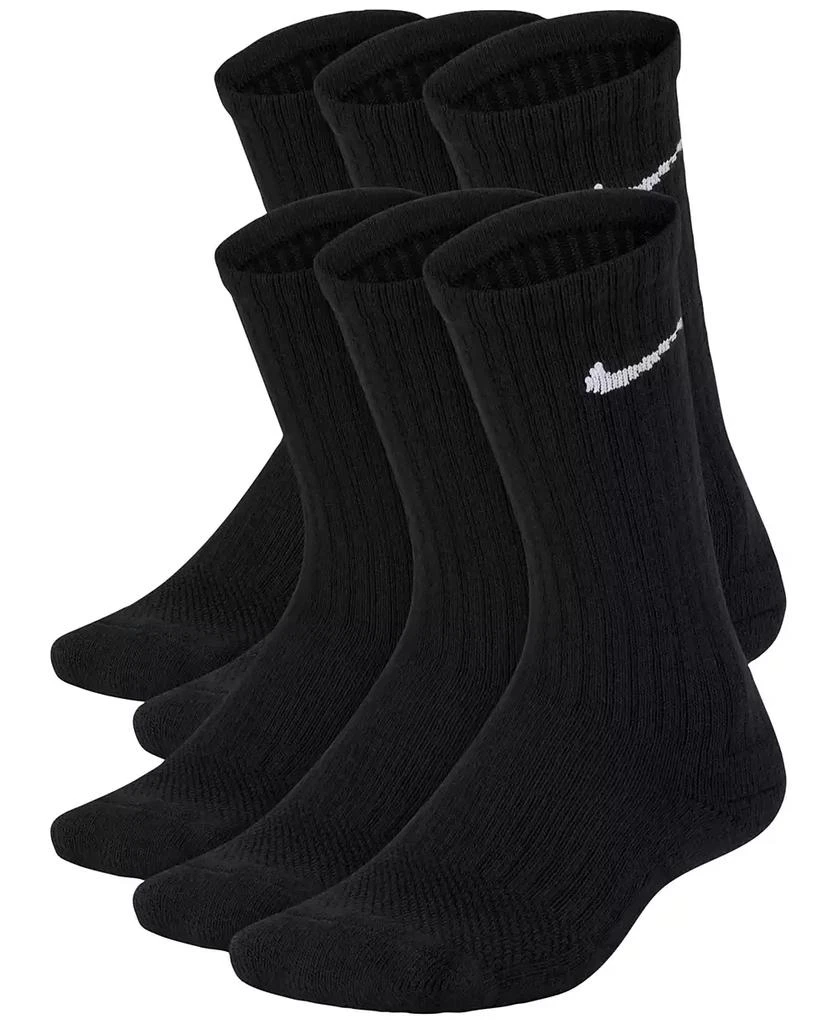 商品NIKE|Big Kids' Cushioned Crew Socks, 6 Pairs,价格¥118,第1张图片