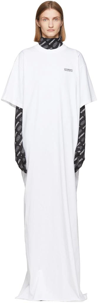 商品Vetements|White STAR WARS Edition Character List T-Shirt Dress,价格¥2379,第1张图片