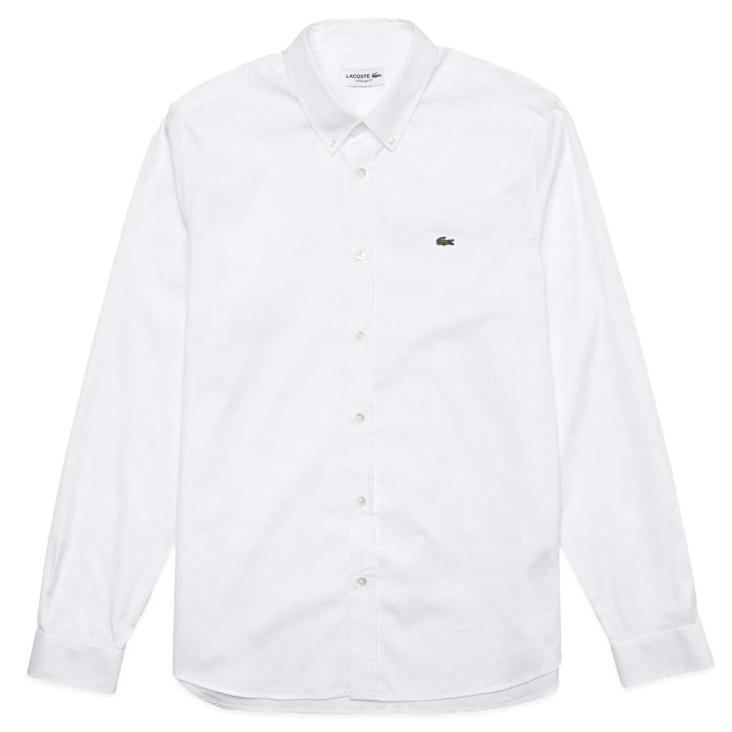 商品Lacoste|Lacoste Cotton Long Sleeve Shirt CH2933 - White,价格¥924,第1张图片