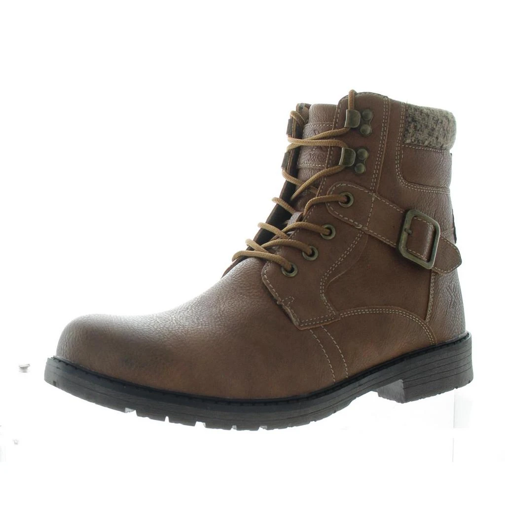 商品XRAY|Tristan Mens Lace-Up Man Made Combat & Lace-Up Boots,价格¥388,第1张图片