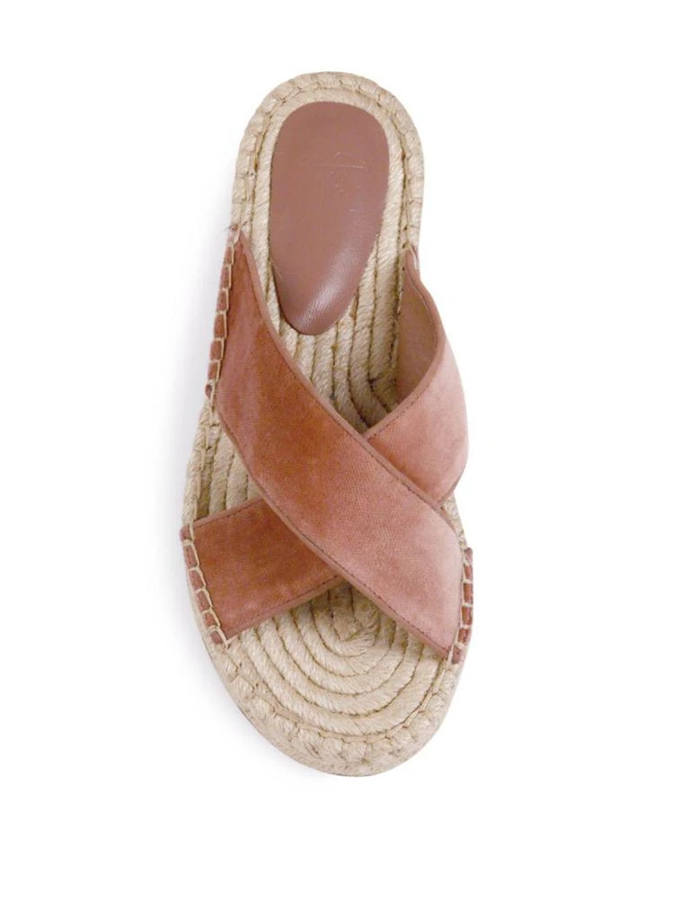 商品Joie|Ianna Velvet Crisscross Espadrille Slides,价格¥564,第4张图片详细描述