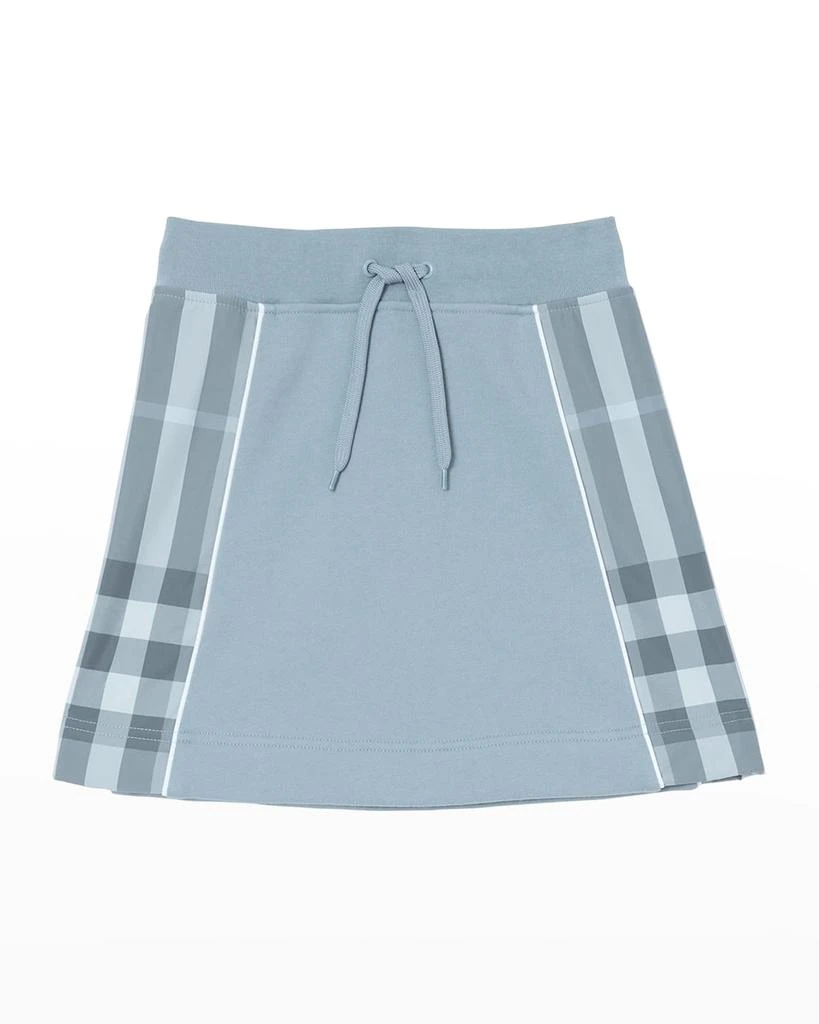 商品Burberry|Girl's Milly Check-Insert Skirt, Size 3-14,价格¥865,第1张图片