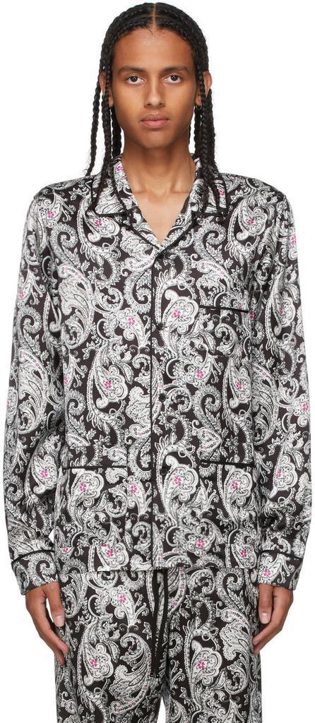 商品AMIRI|Black & White Paisley PJ Shirt,价格¥10061,第1张图片