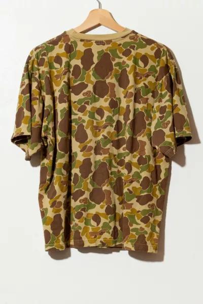 Vintage 1980s Distressed Duck Camouflage Graphic T-Shirt商品第2张图片规格展示