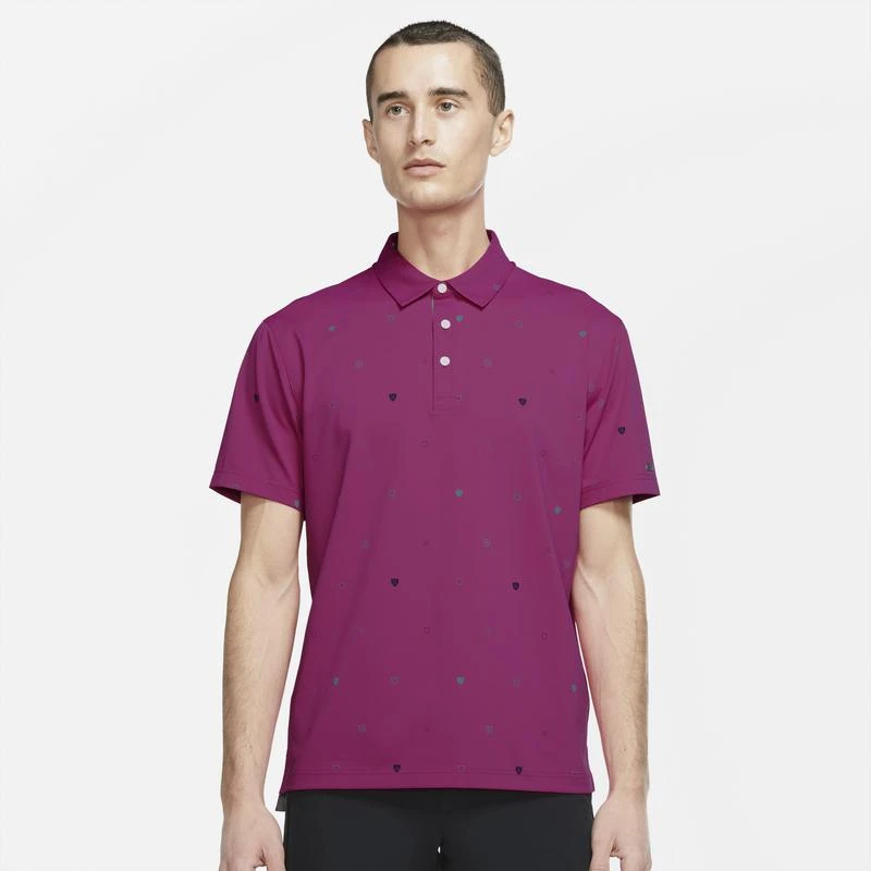 商品NIKE|Nike Player Heritage Print Golf Polo - Men's,价格¥555,第1张图片