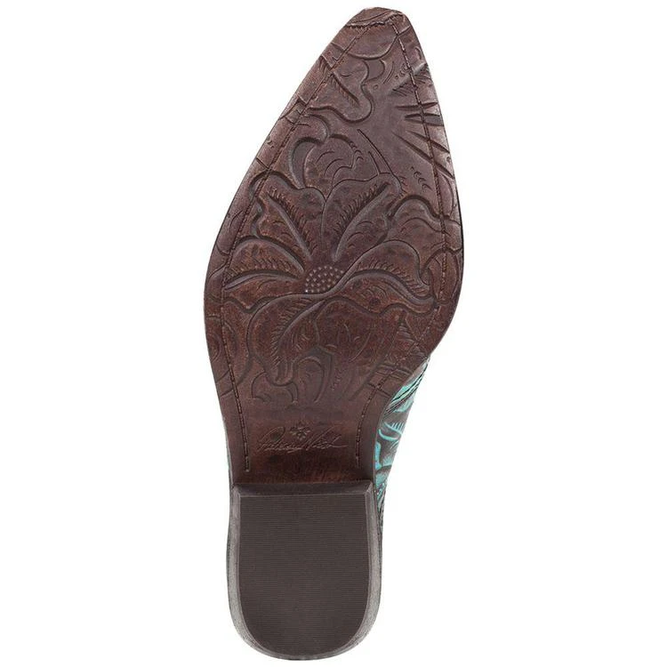 Turquoise Tooled Battista Mules 商品