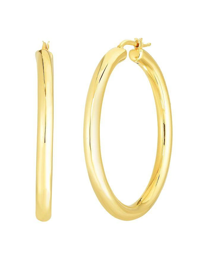 商品Roberto Coin|18K Yellow Gold Oro Classic Polished Hoop Earrings,价格¥20746,第1张图片详细描述