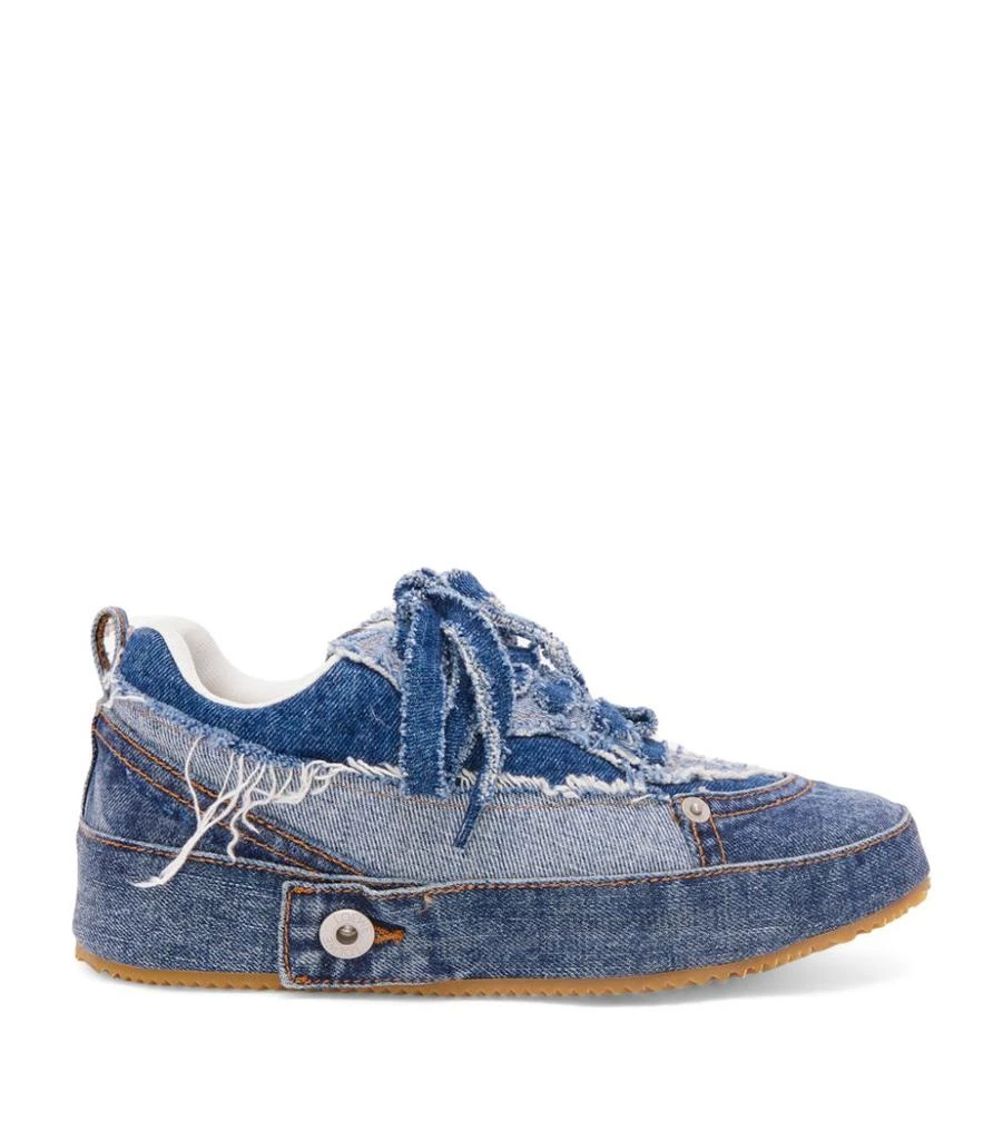 商品Loewe|Deconstructed Denim Sneakers,价格¥7468,第1张图片