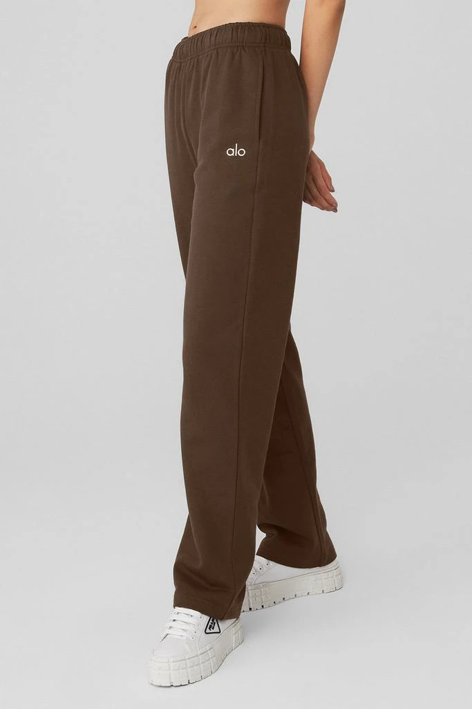 商品Alo|Accolade Straight Leg Sweatpant - Espresso,价格¥879,第4张图片详细描述