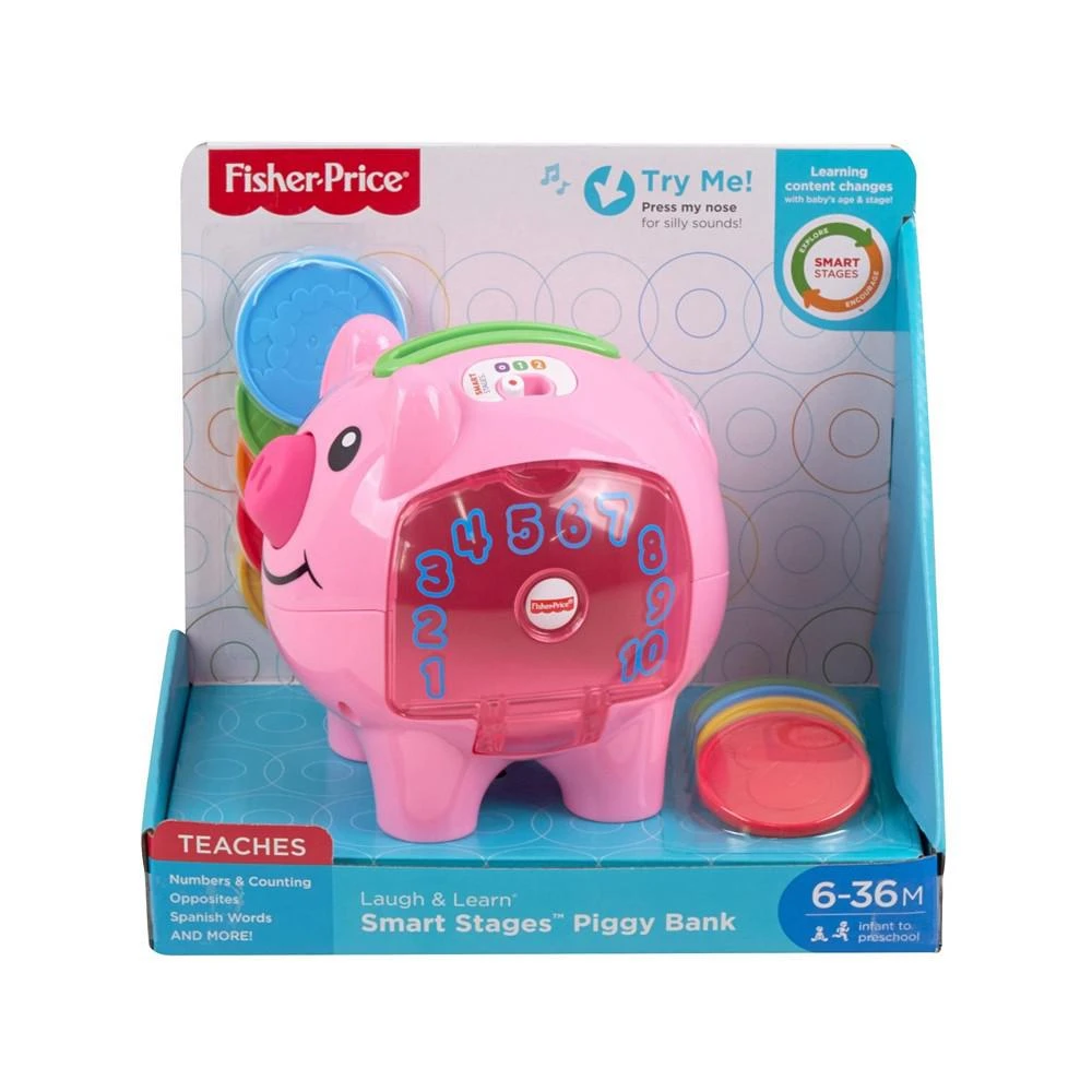 商品Fisher Price|Fisher-Price Laugh & Learn Smart Stages Piggy Bank,价格¥135,第2张图片详细描述