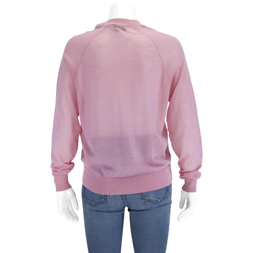商品Burberry|Burberry Ladies Open-stitch Detail Cashmere Sweater, Size Small,价格¥1251-¥3781,第5张图片详细描述